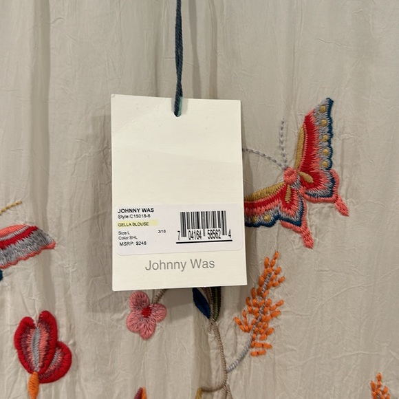 NWT Johnny Was colorful embroidered blouse! - Picture 6 of 7